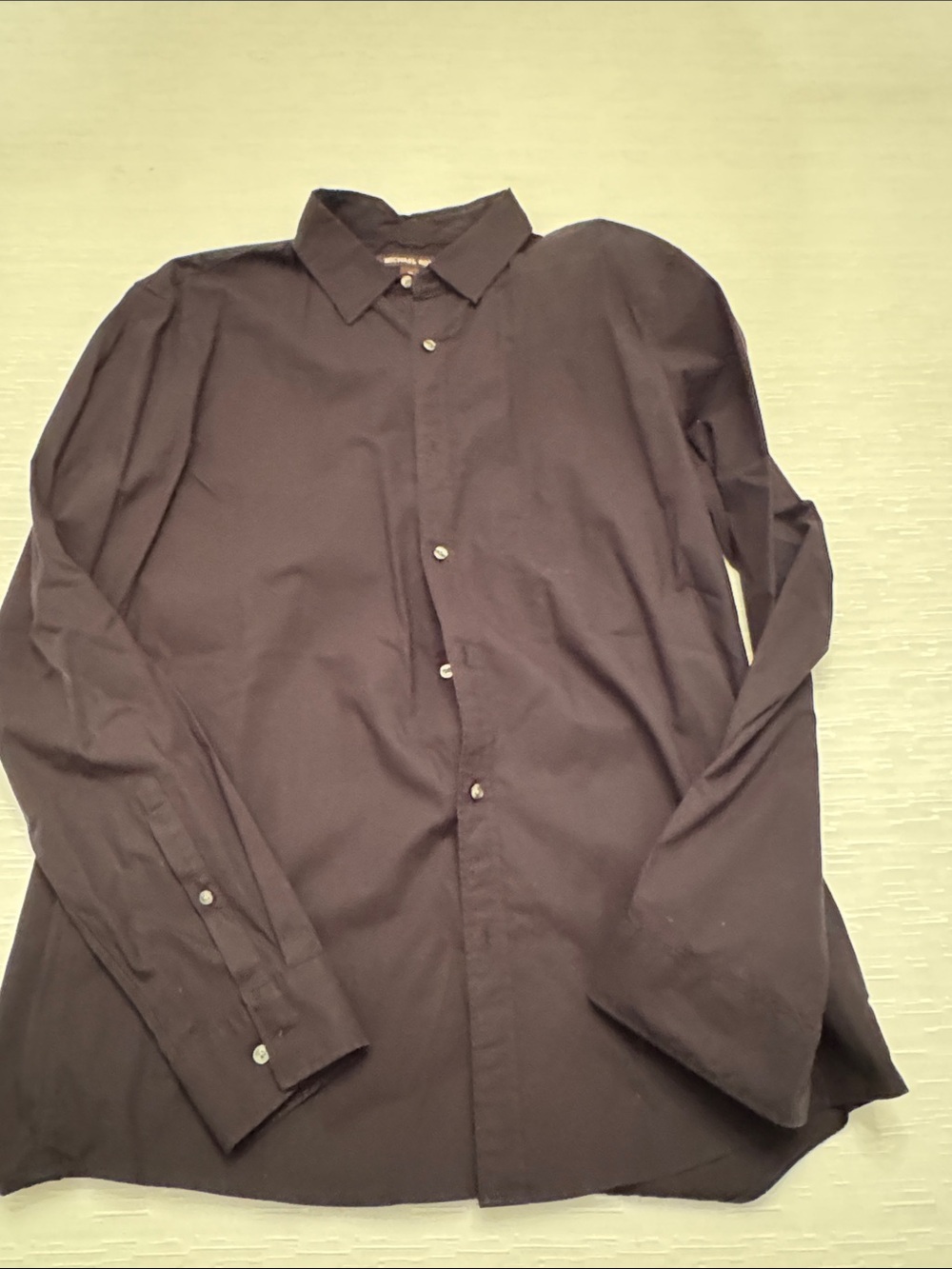 MICHAEL KORS trim stretch dress shirt